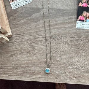 David Yurman blue topaz necklace
